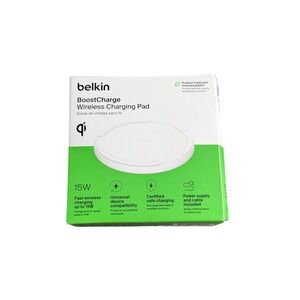 Aa7Ua Belkin Wireless Charging Pad 15W BOOSTCHARGE Qi‎ Charger QI Enabled Device